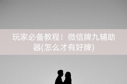 玩家必备教程！微信牌九辅助器(怎么才有好牌)