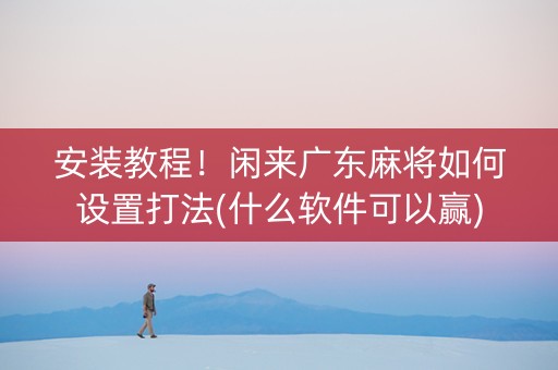 安装教程！闲来广东麻将如何设置打法(什么软件可以赢)