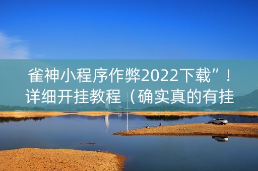 雀神小程序作弊2022下载”！详细开挂教程（确实真的有挂)-抖音