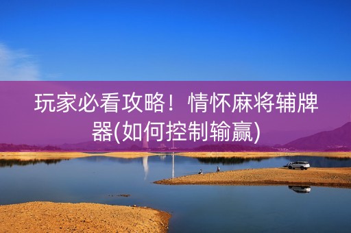 玩家必看攻略！情怀麻将辅牌器(如何控制输赢)