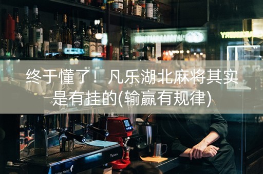 终于懂了！凡乐湖北麻将其实是有挂的(输赢有规律)