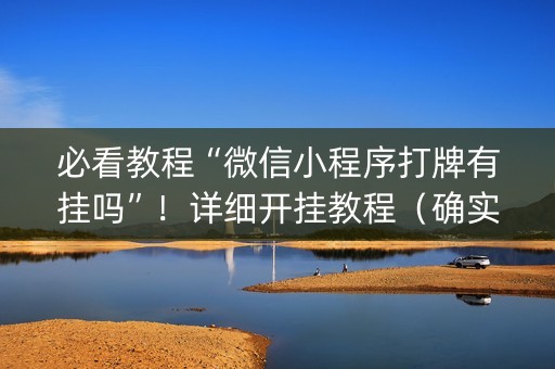 必看教程“微信小程序打牌有挂吗”！详细开挂教程（确实真的有挂)-抖音