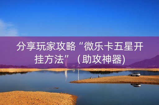 分享玩家攻略“微乐卡五星开挂方法”（助攻神器)