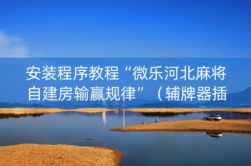 安装程序教程“微乐河北麻将自建房输赢规律”（辅牌器插件购买)