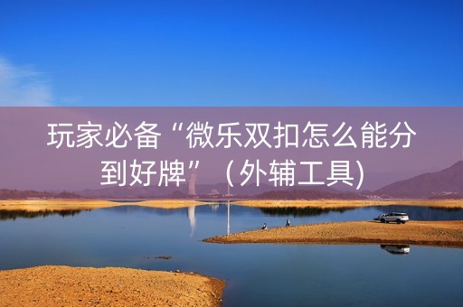 玩家必备“微乐双扣怎么能分到好牌”（外辅工具)