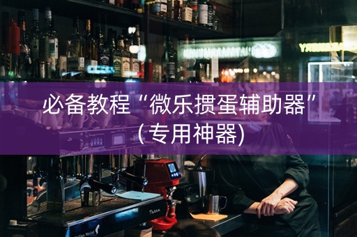 必备教程“微乐掼蛋辅助器”（专用神器)