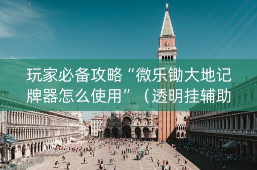 玩家必备攻略“微乐锄大地记牌器怎么使用”（透明挂辅助器)