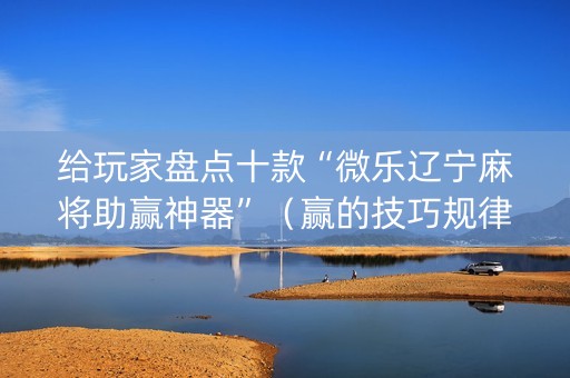 给玩家盘点十款“微乐辽宁麻将助赢神器”（赢的技巧规律)