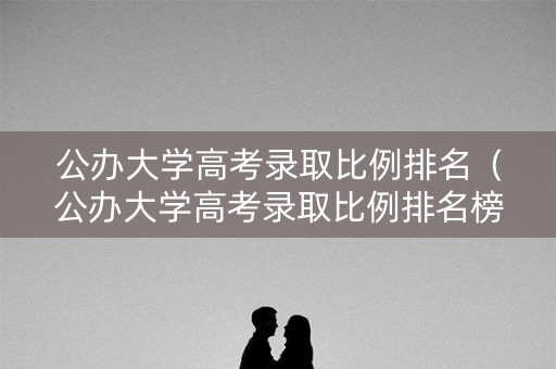 公办大学高考录取比例排名（公办大学高考录取比例排名榜）