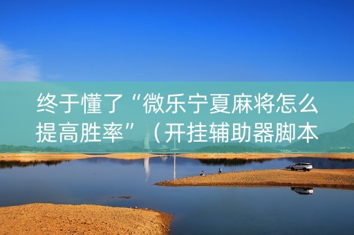 终于懂了“微乐宁夏麻将怎么提高胜率”（开挂辅助器脚本)