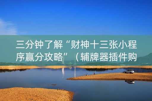 三分钟了解“财神十三张小程序赢分攻略”（辅牌器插件购买)