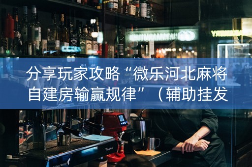 分享玩家攻略“微乐河北麻将自建房输赢规律”（辅助挂发牌规律)