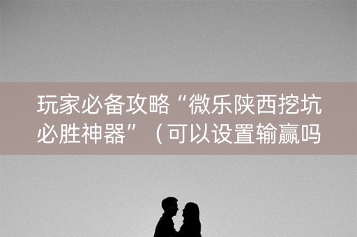 玩家必备攻略“微乐陕西挖坑必胜神器”（可以设置输赢吗)