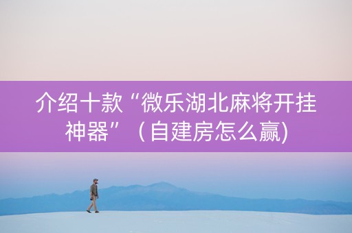 介绍十款“微乐湖北麻将开挂神器”（自建房怎么赢)