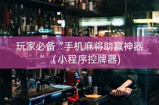 玩家必备“手机麻将助赢神器”（小程序控牌器)