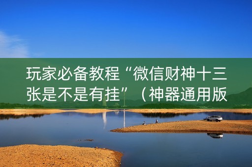 玩家必备教程“微信财神十三张是不是有挂”（神器通用版)