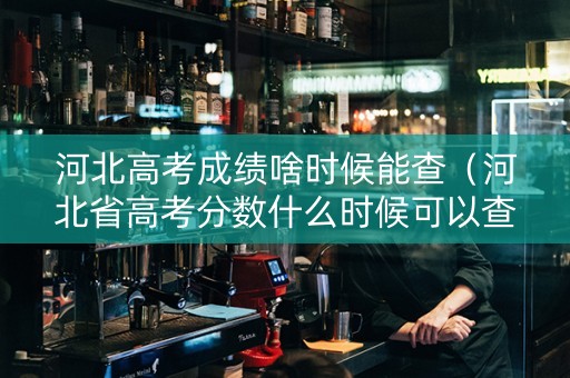 河北高考成绩啥时候能查（河北省高考分数什么时候可以查）
