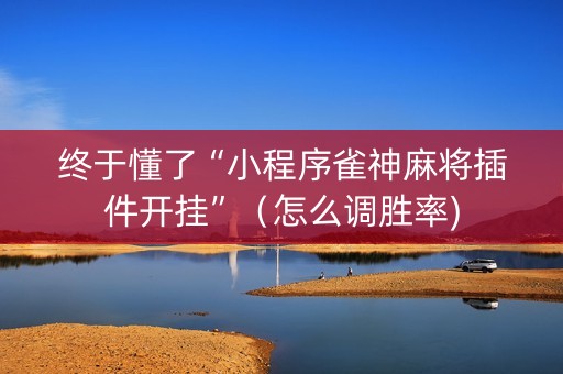 终于懂了“小程序雀神麻将插件开挂”（怎么调胜率)