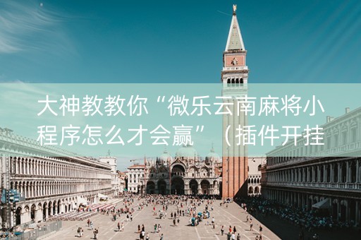 大神教教你“微乐云南麻将小程序怎么才会赢”（插件开挂免费AI)