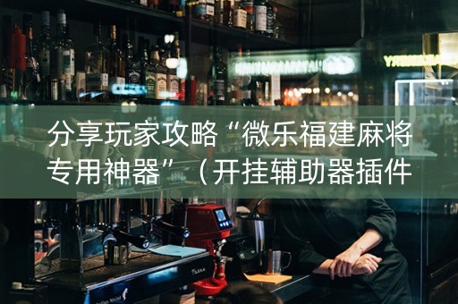 分享玩家攻略“微乐福建麻将专用神器”（开挂辅助器插件)