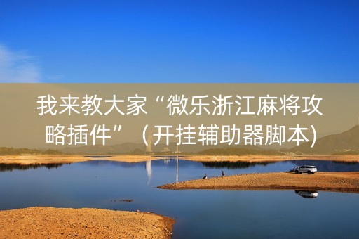 我来教大家“微乐浙江麻将攻略插件”（开挂辅助器脚本)