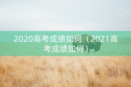 2020高考成绩如何（2021高考成绩如何）