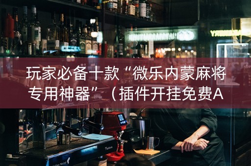 玩家必备十款“微乐内蒙麻将专用神器”（插件开挂免费AI)