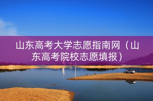 山东高考大学志愿指南网（山东高考院校志愿填报）