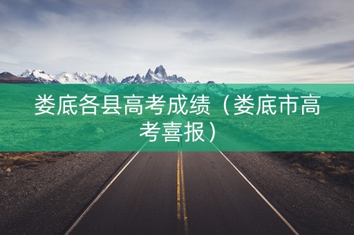 娄底各县高考成绩（娄底市高考喜报）