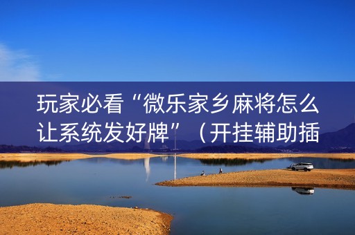 玩家必看“微乐家乡麻将怎么让系统发好牌”（开挂辅助插件)