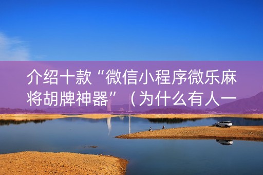介绍十款“微信小程序微乐麻将胡牌神器”（为什么有人一直赢)