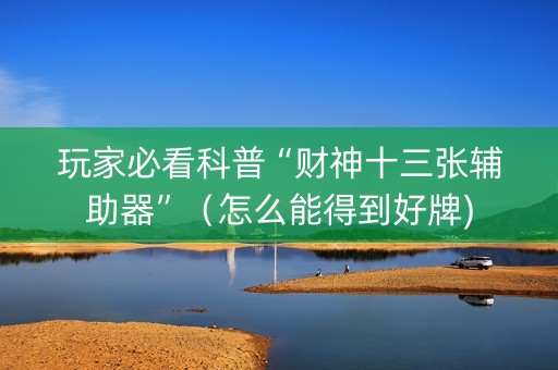 玩家必看科普“财神十三张辅助器”（怎么能得到好牌)