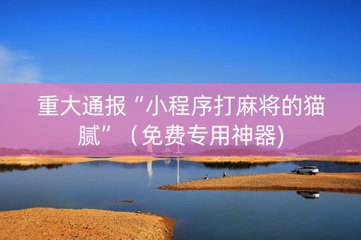 重大通报“小程序打麻将的猫腻”（免费专用神器)
