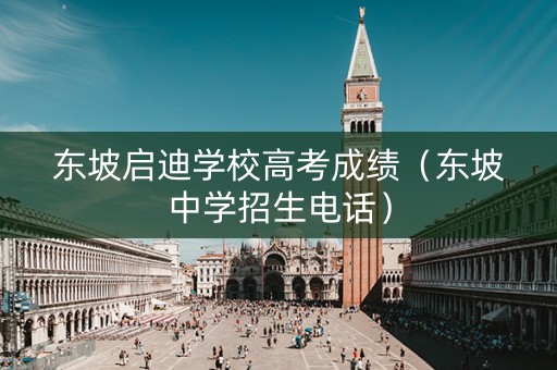 东坡启迪学校高考成绩（东坡中学招生电话）