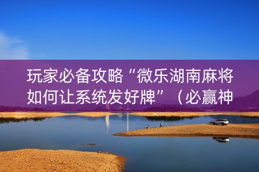 玩家必备攻略“微乐湖南麻将如何让系统发好牌”（必赢神器)