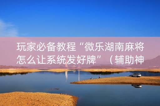 玩家必备教程“微乐湖南麻将怎么让系统发好牌”（辅助神器免费)
