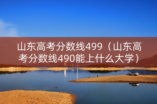 山东高考分数线499（山东高考分数线490能上什么大学）