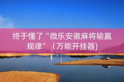 终于懂了“微乐安徽麻将输赢规律”（万能开挂器)
