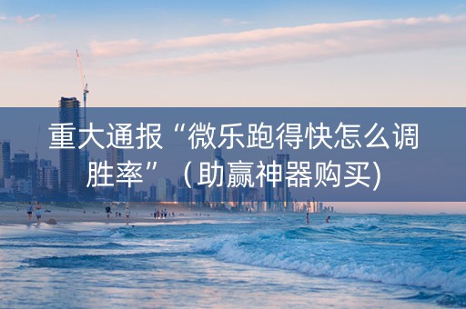 重大通报“微乐跑得快怎么调胜率”（助赢神器购买)