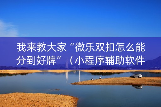 我来教大家“微乐双扣怎么能分到好牌”（小程序辅助软件)