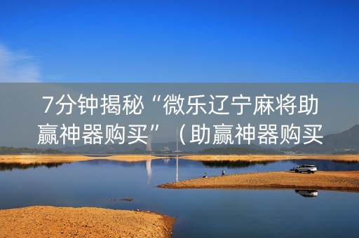 7分钟揭秘“微乐辽宁麻将助赢神器购买”（助赢神器购买)
