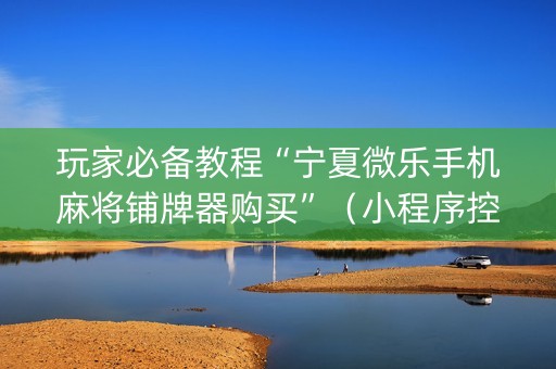 玩家必备教程“宁夏微乐手机麻将铺牌器购买”（小程序控牌器)
