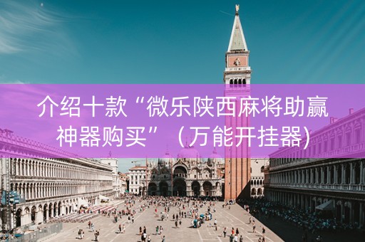 介绍十款“微乐陕西麻将助赢神器购买”（万能开挂器)