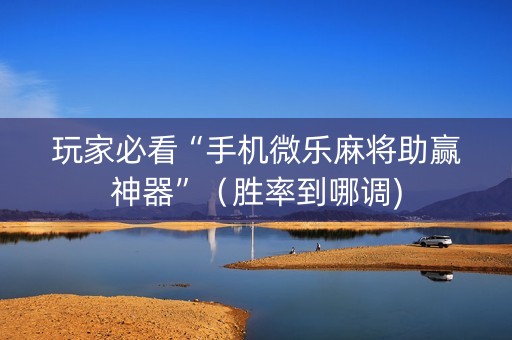 玩家必看“手机微乐麻将助赢神器”（胜率到哪调)