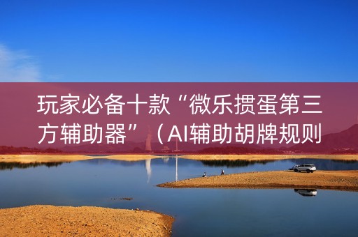 玩家必备十款“微乐掼蛋第三方辅助器”（AI辅助胡牌规则)