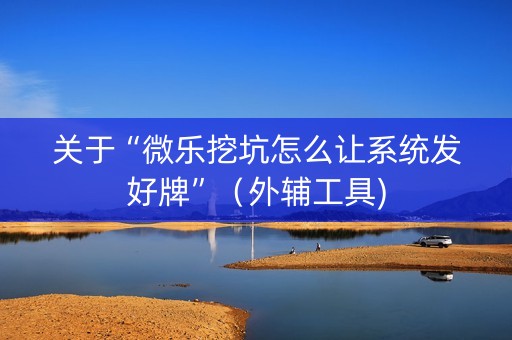 关于“微乐挖坑怎么让系统发好牌”（外辅工具)
