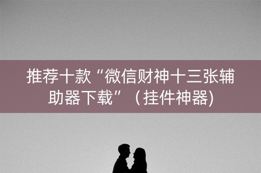 推荐十款“微信财神十三张辅助器下载”（挂件神器)