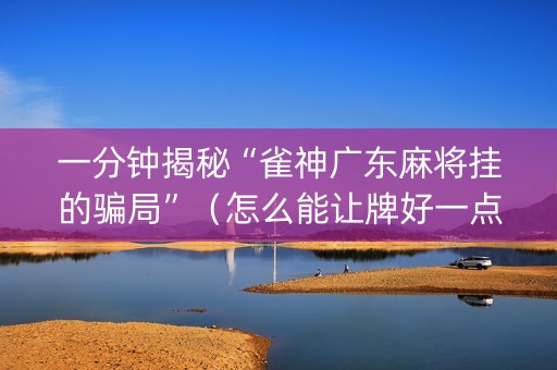 一分钟揭秘“雀神广东麻将挂的骗局”（怎么能让牌好一点)
