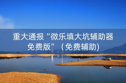 重大通报“微乐填大坑辅助器免费版”（免费辅助)