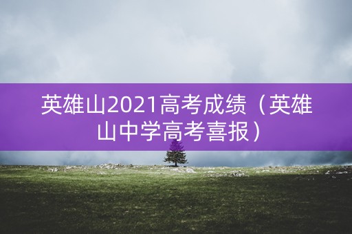 英雄山2021高考成绩（英雄山中学高考喜报）